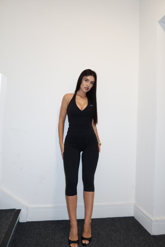 Capri Leggings & Backless Top